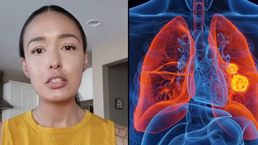 TIkTok/Younglungcancerisathing/Getty Stock Image 