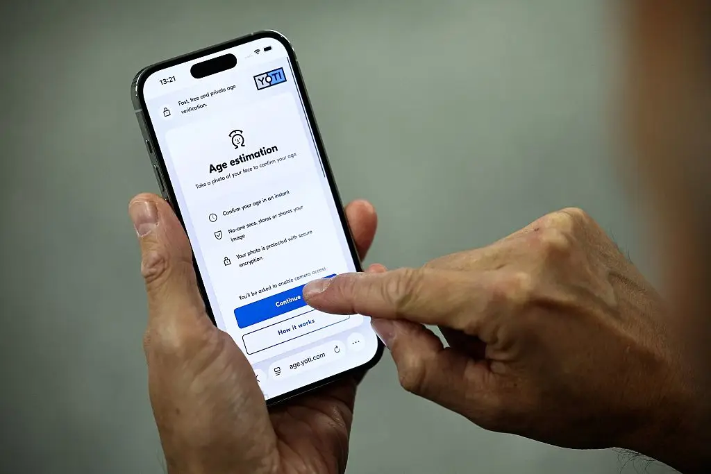 YOTI is an app providing the digital IDs (HENRY NICHOLLS / AFP via Getty Images)