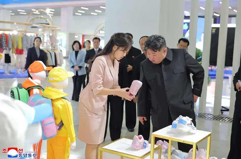 A series of 'proof of life' photos were shared (Korean Central News Agency)