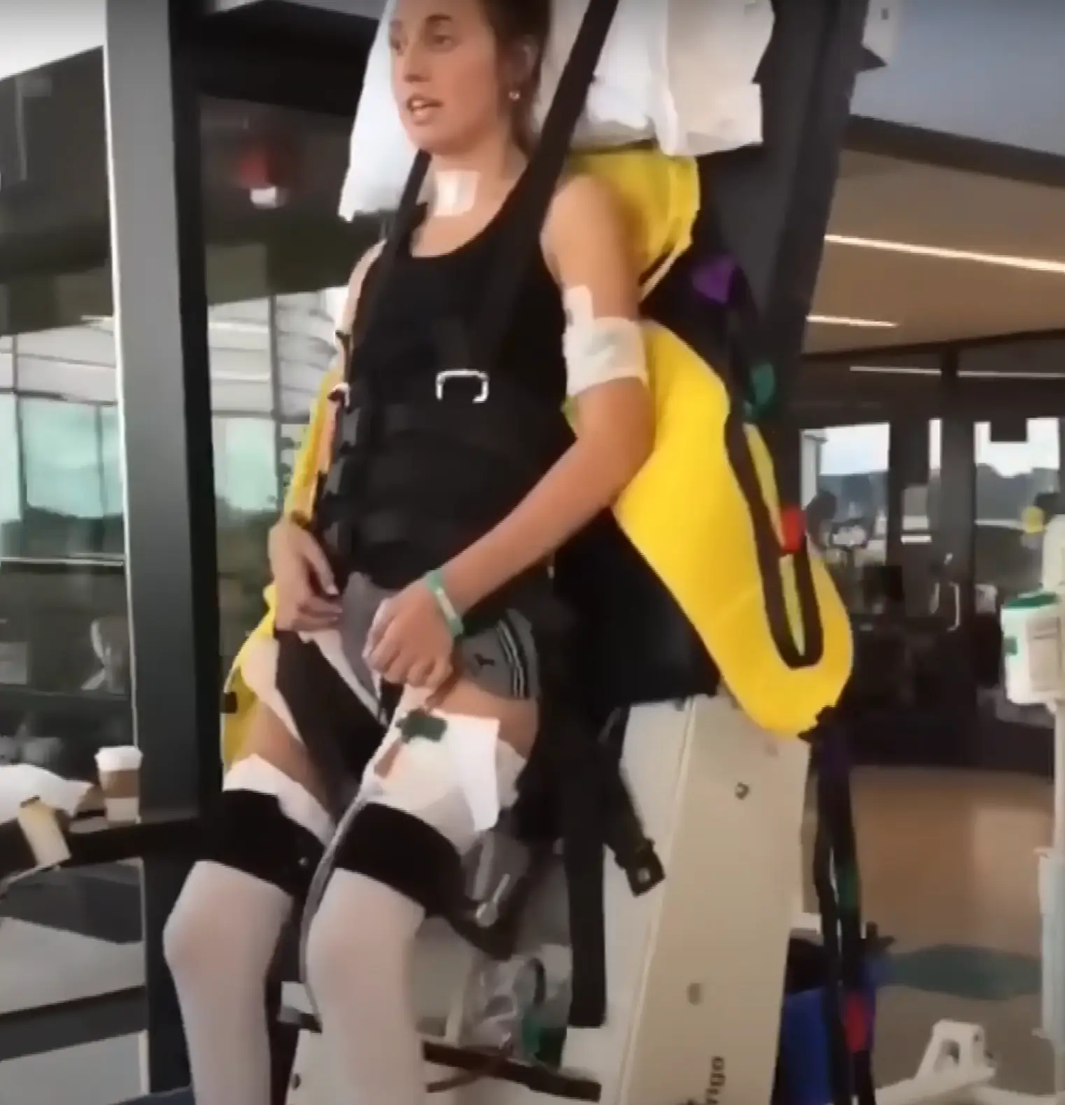 Fields has been in a wheelchair since the accident (YouTube/Inside Edition)