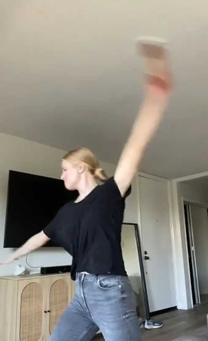 The hack does require a bit of a workout.