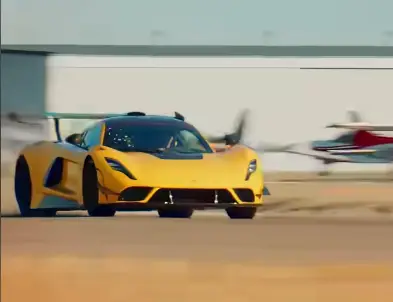 The Hennessey Venom F5 Revolution Evolution, episode one's standout car (Prime Video)