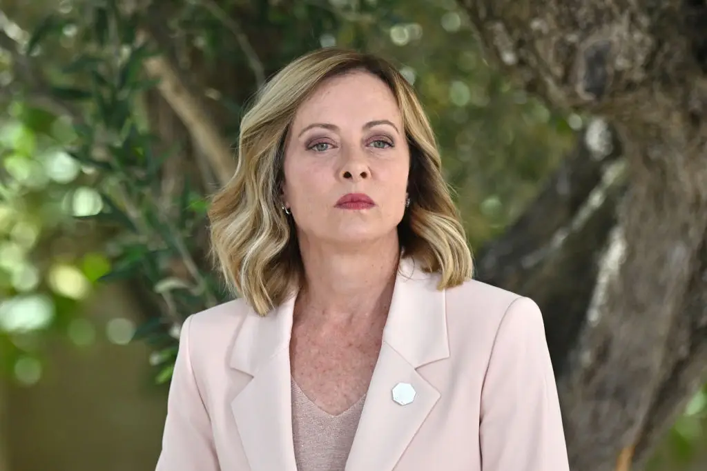 Italy's Prime Minister Giorgia Meloni wants to outline the dangers of AI-generated images (Antonio Masiello/Getty Images)