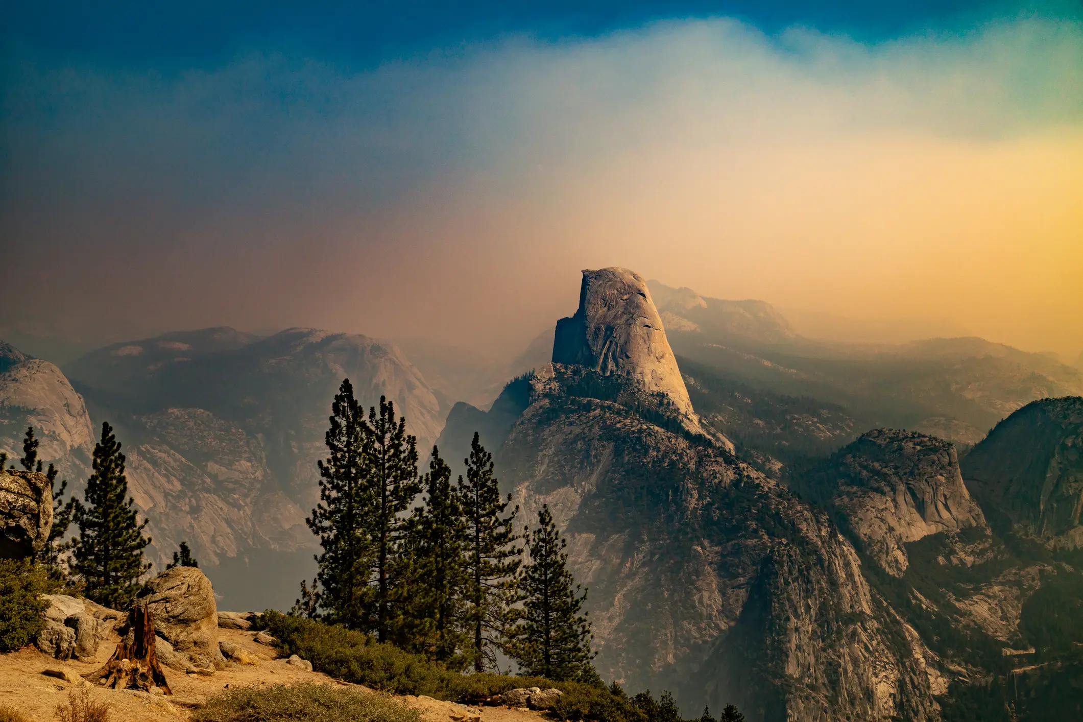 The Half Dome is extremely dangerous to trek, and it is advised that you don't climb up when it's wet. (Getty Stock Photo)