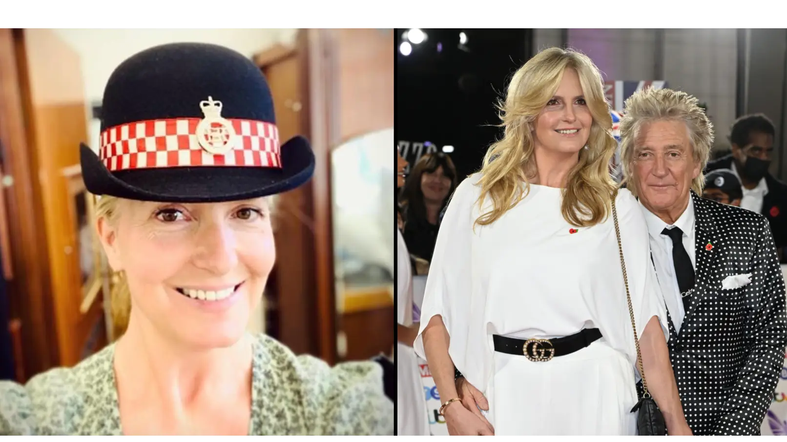 Penny Lancaster says husband Rod Stewart isn’t always a fan of her job in police