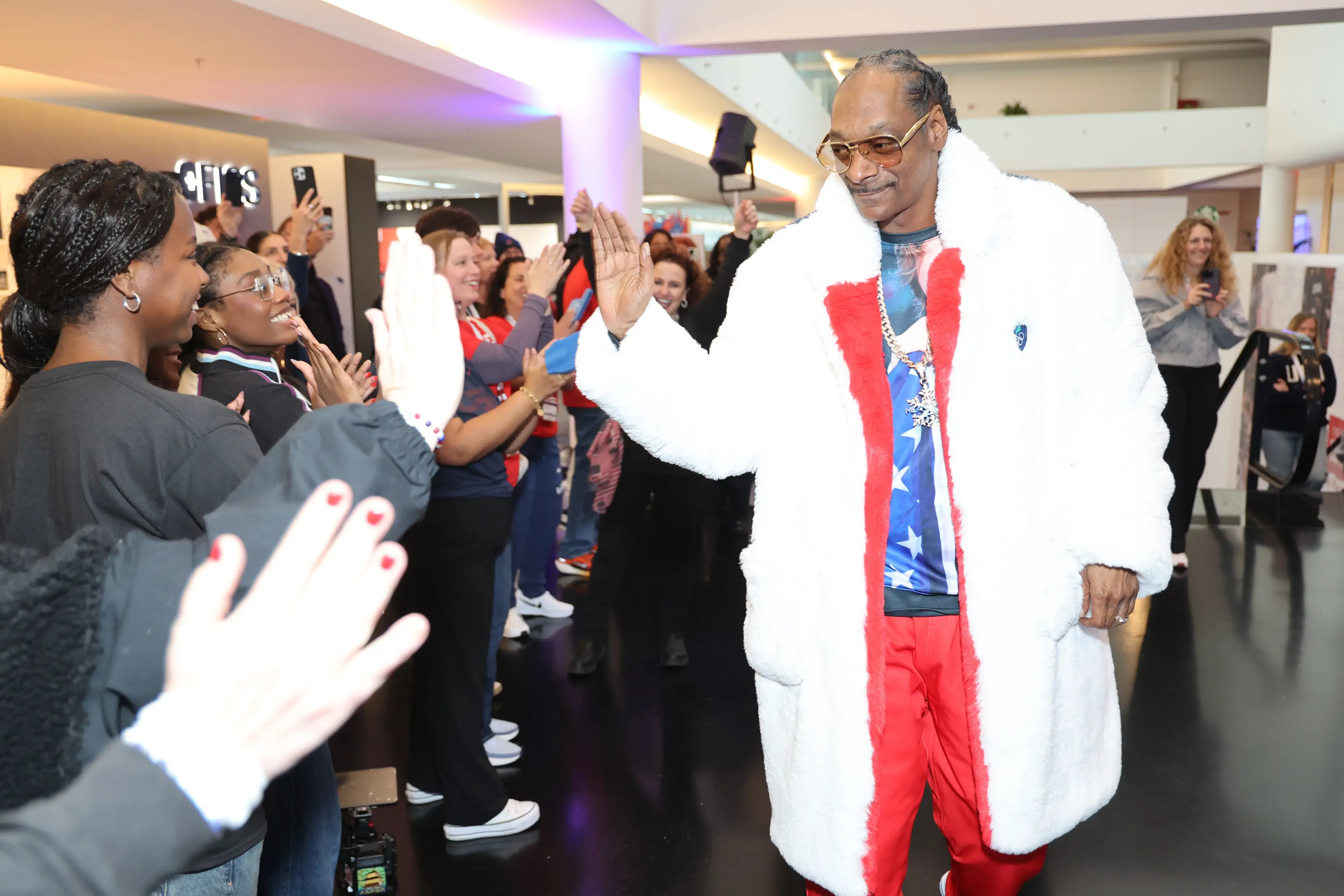 Snoop Dogg is in Italy for the 2026 Winter Olympics (Joe Scarnici/Getty Images)