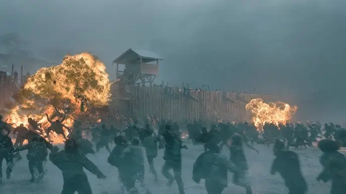 The massive battle scene is also added for the show (HBO Max)