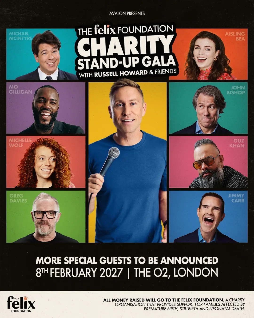 Howard hopes for people to come along and help to 'make Felix's legacy something truly special'. (russellhoward/Instagram)