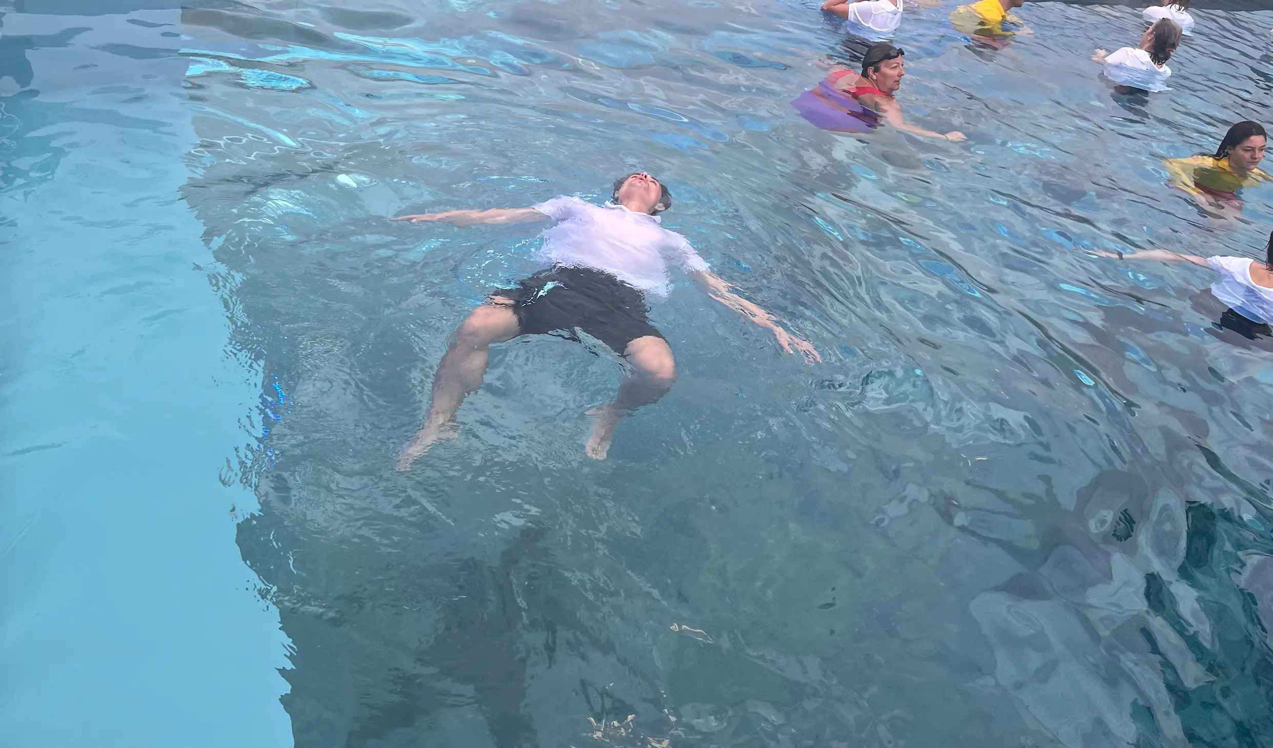 The technique could save your life if you get into difficulty in the water.