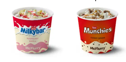 New McFlurries? Yes please. (McDonald's)