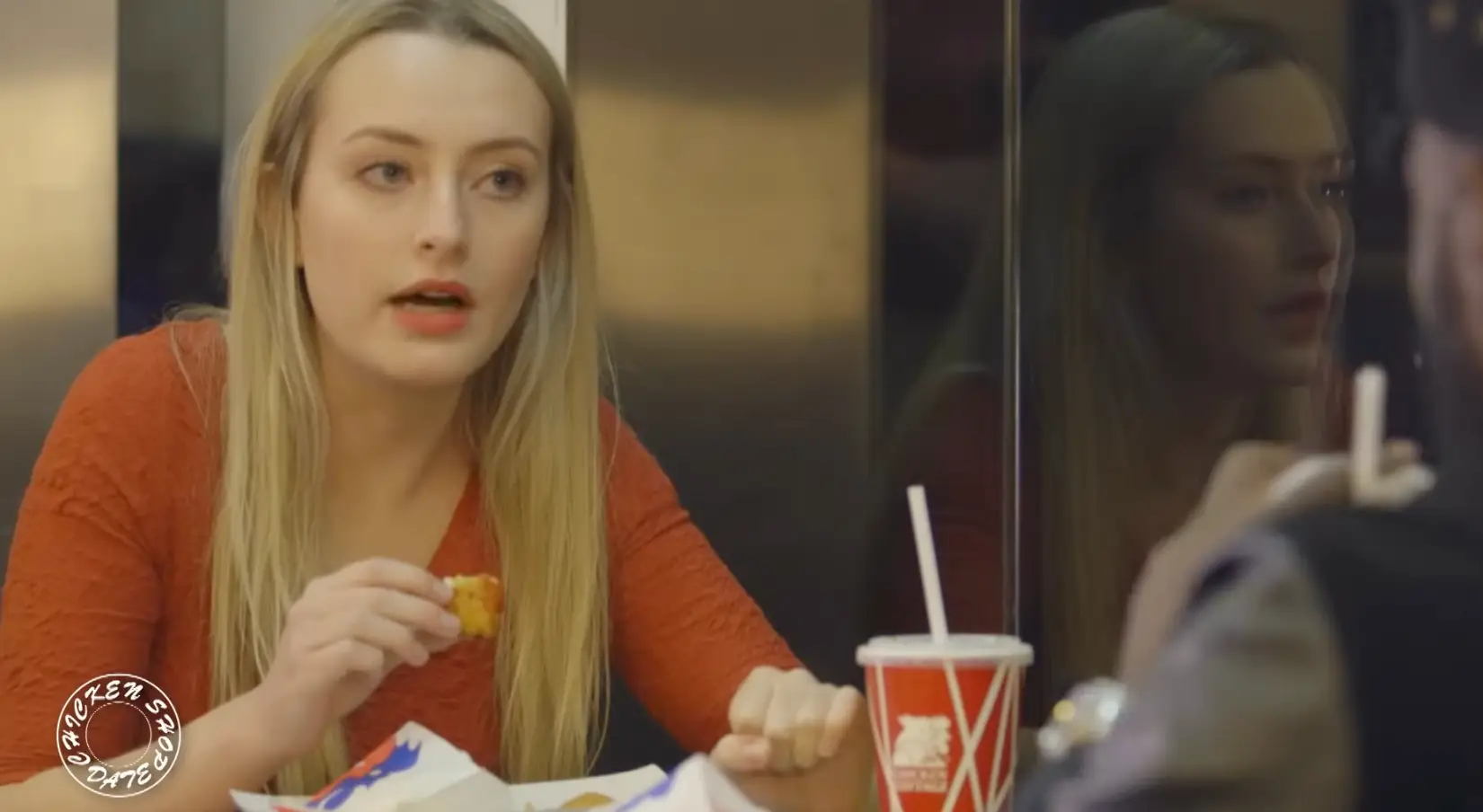 The first Chicken Shop Date 12 years ago (YouTube/Amelia Dimoldenberg)