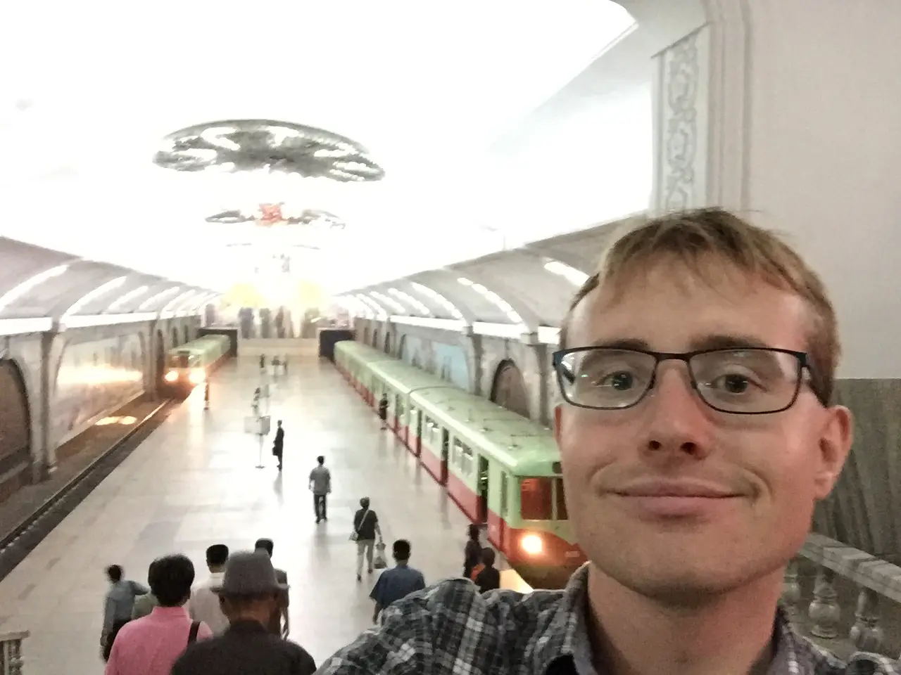 The Danish travellers recalled being held up at the North Korean Airport after his friend scattered ashes in the country (Henrik Jeppesen)