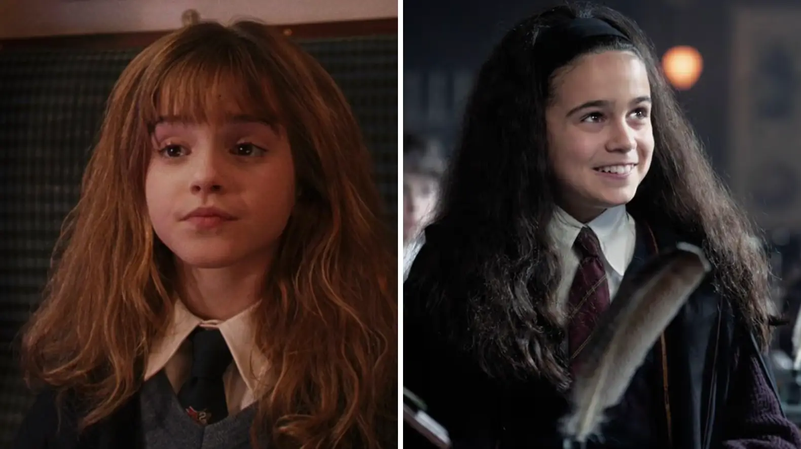 Emma Watson and Arabella Stanton as Hermione Granger (Warner Bros/HBO)