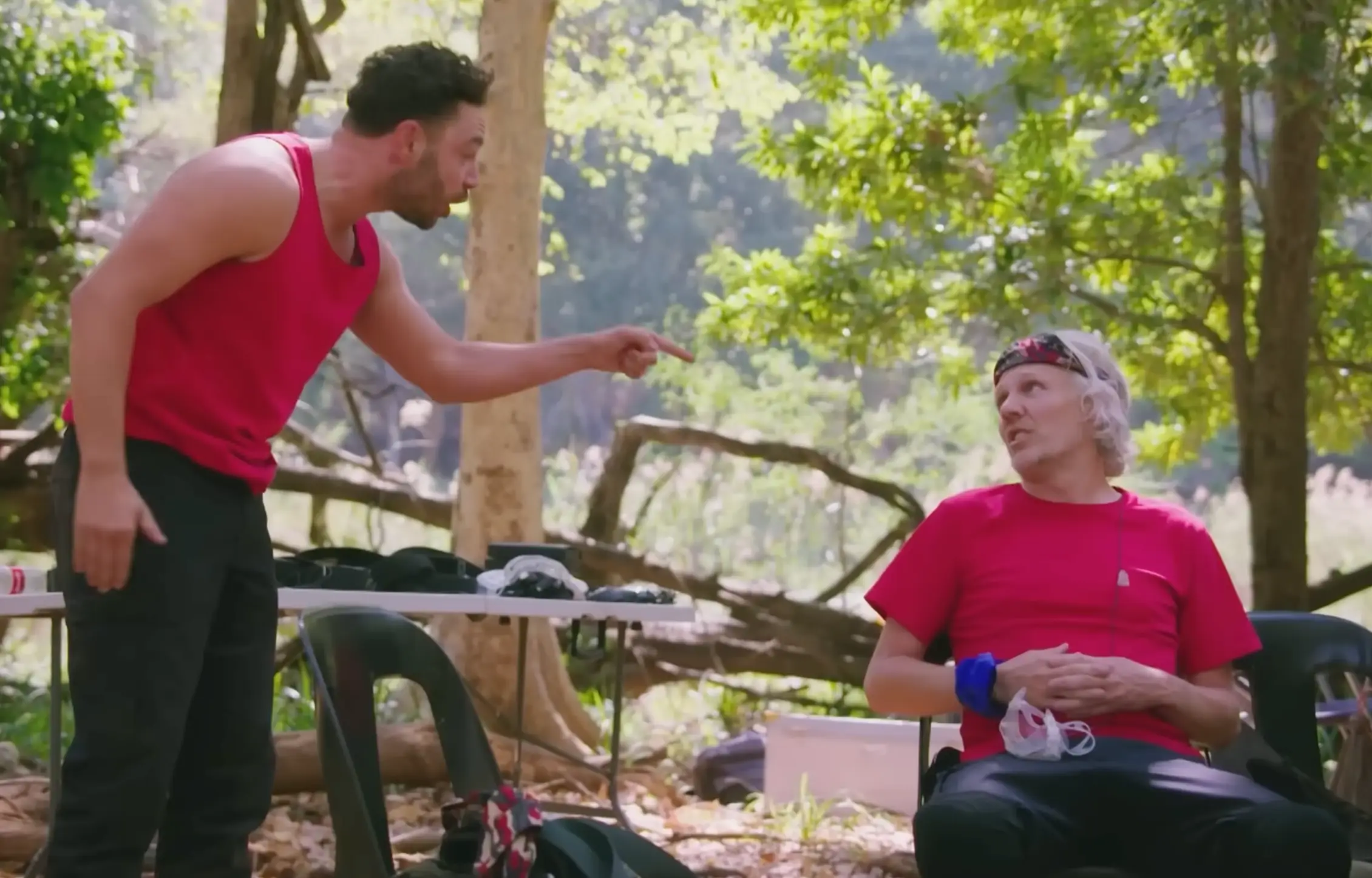 It resulted in a row with Adam Thomas (ITV)