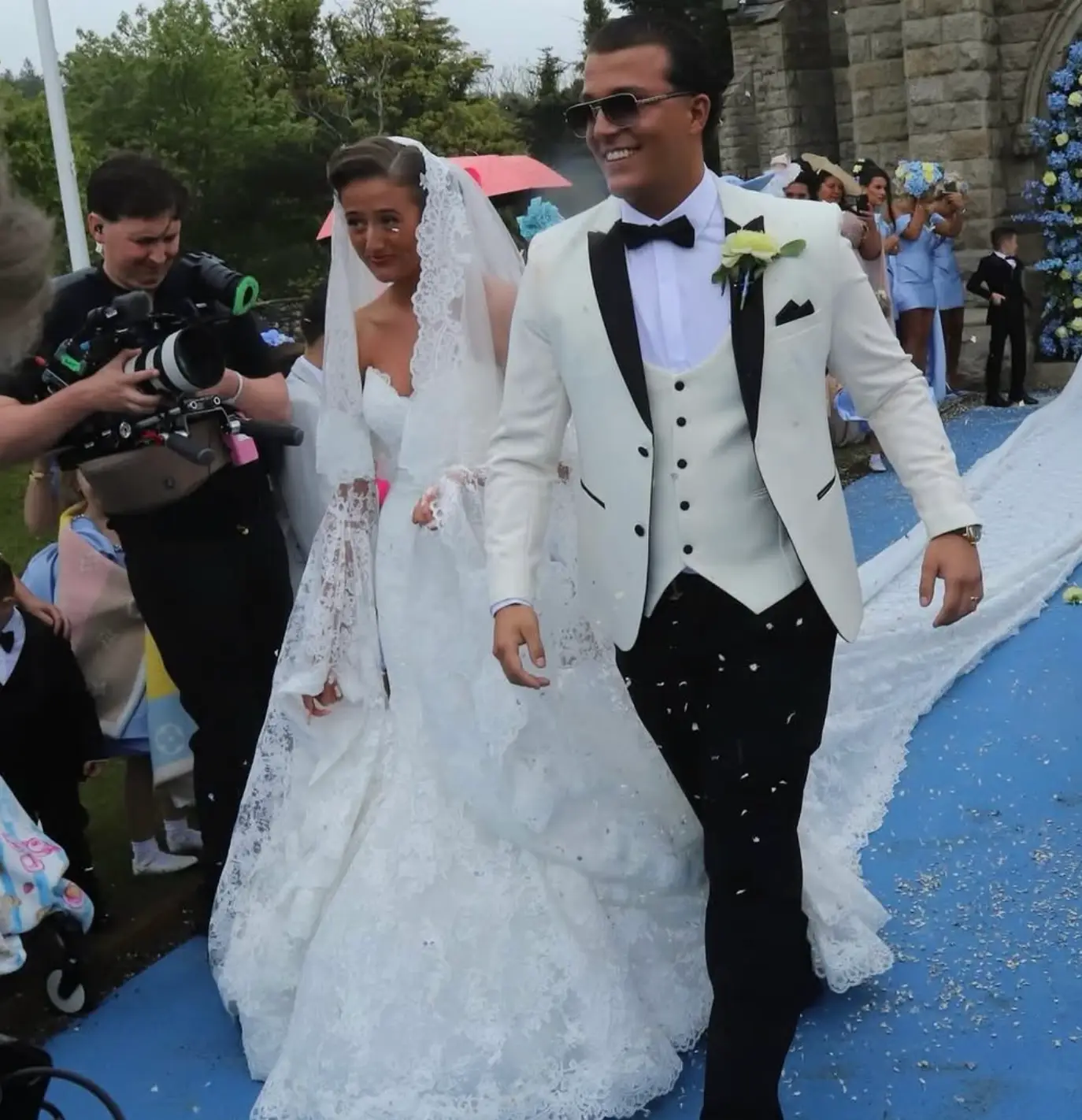 The couple said their 'I Dos' in the Isle of Man at the weekend (Instagram/@venezuelaprice1)