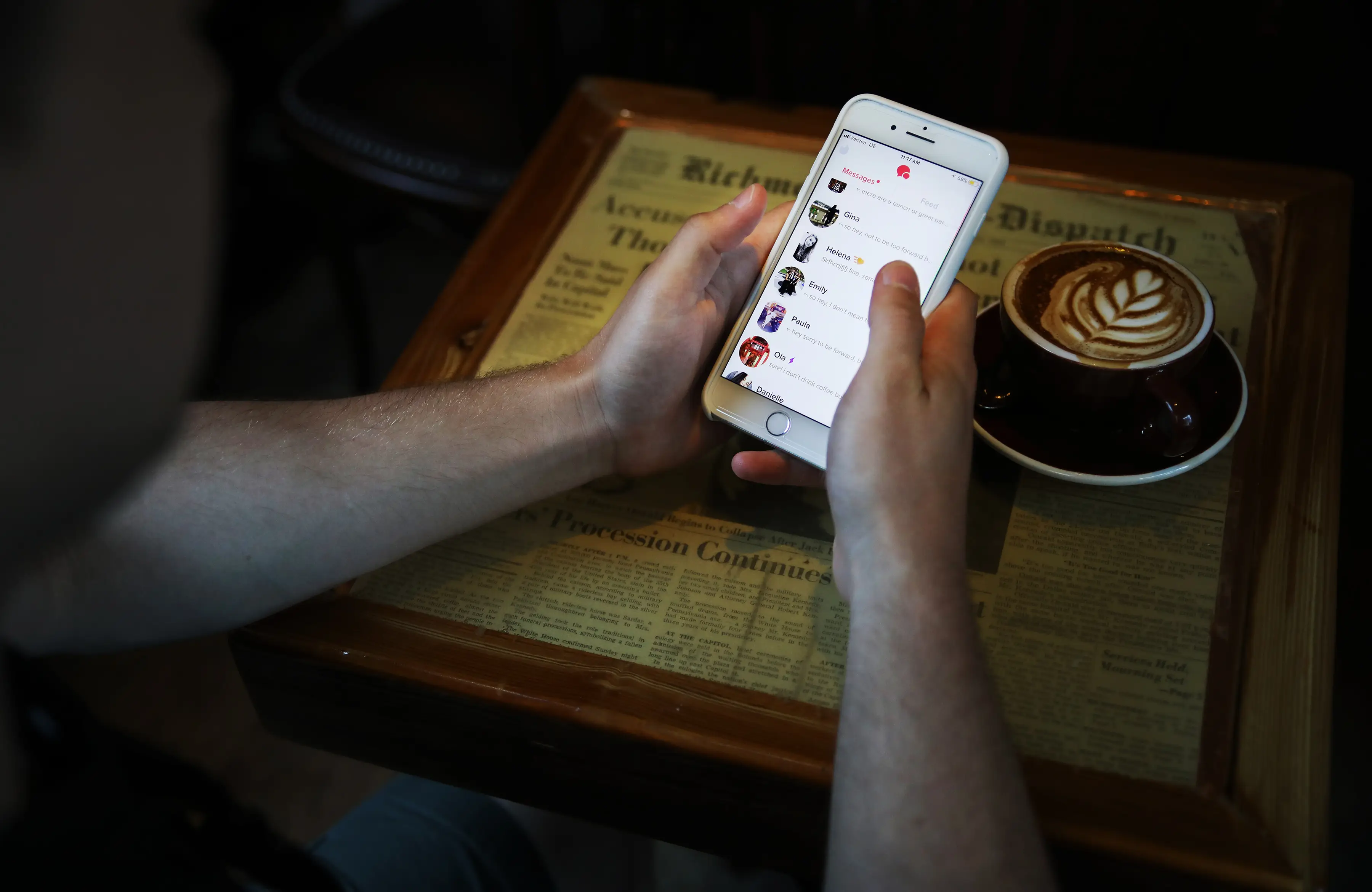 Tinder hopes the updates will make it easier for people to find love (Erin Clark for The Boston Globe via Getty Images)