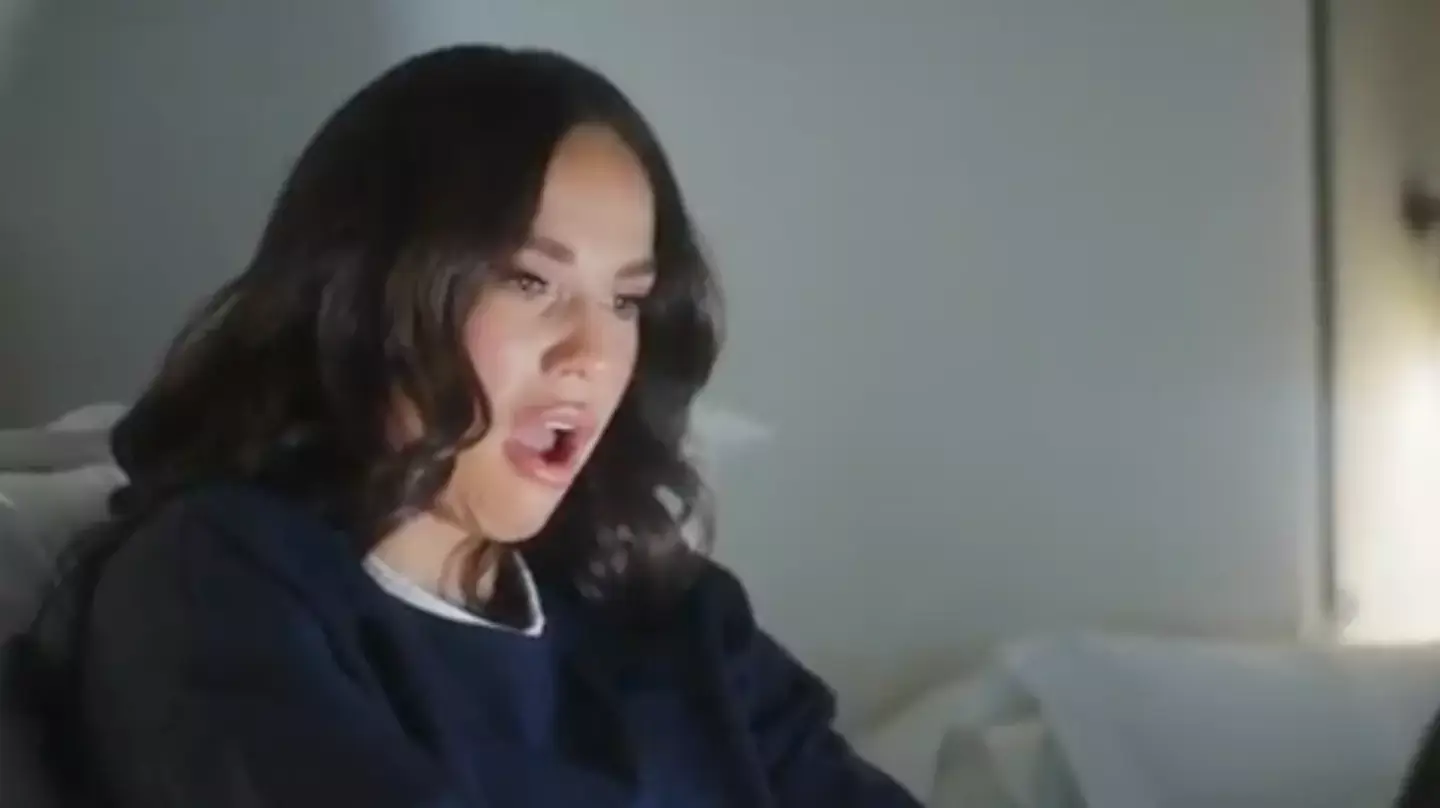 Her husband said the deepfake 'wasn't ideal'. (Channel 4)