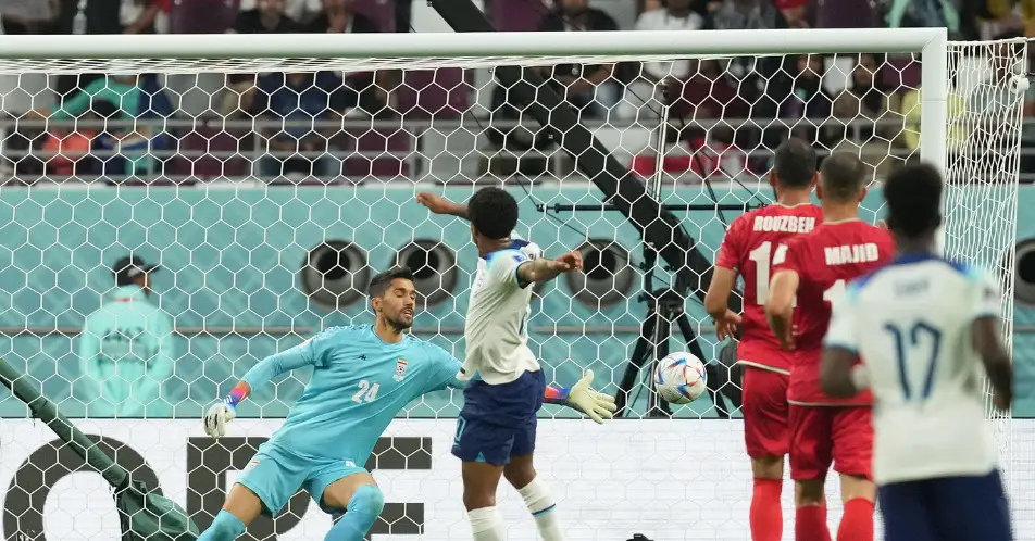 Raheem Sterling scored the third goal for England.