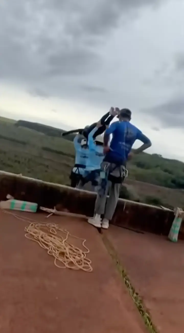 Two of the three people arrested say they don't remember what happened before the woman fell, a third said the rope was not his responsibility (NBC News)