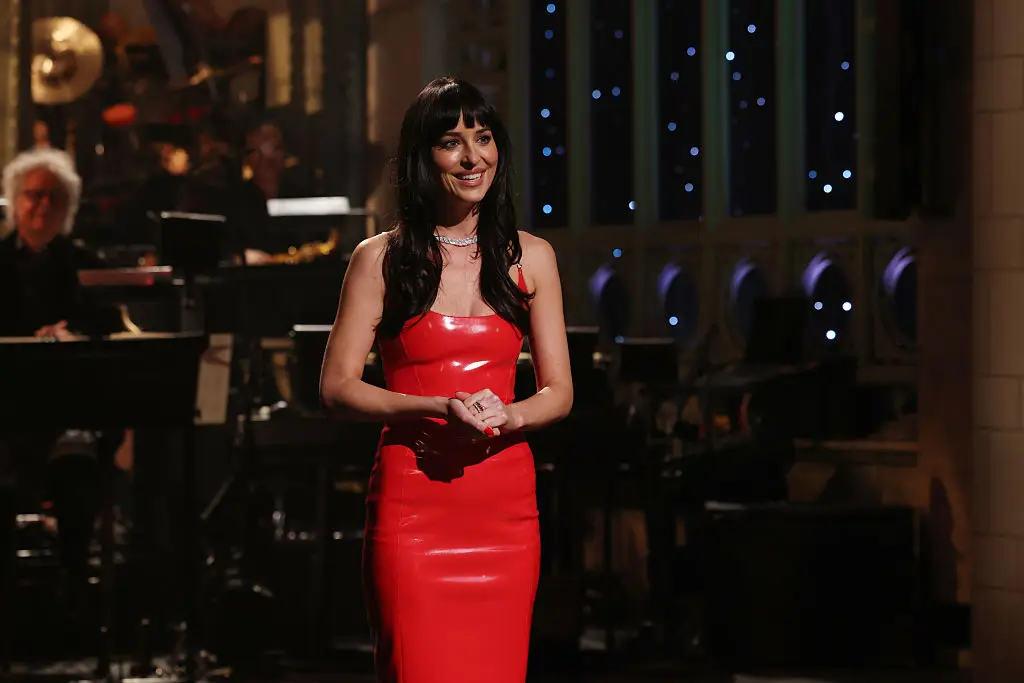 Dakota Johnson has a history when it comes to musicians (Rosalind O' Connor/NBC via Getty Images)