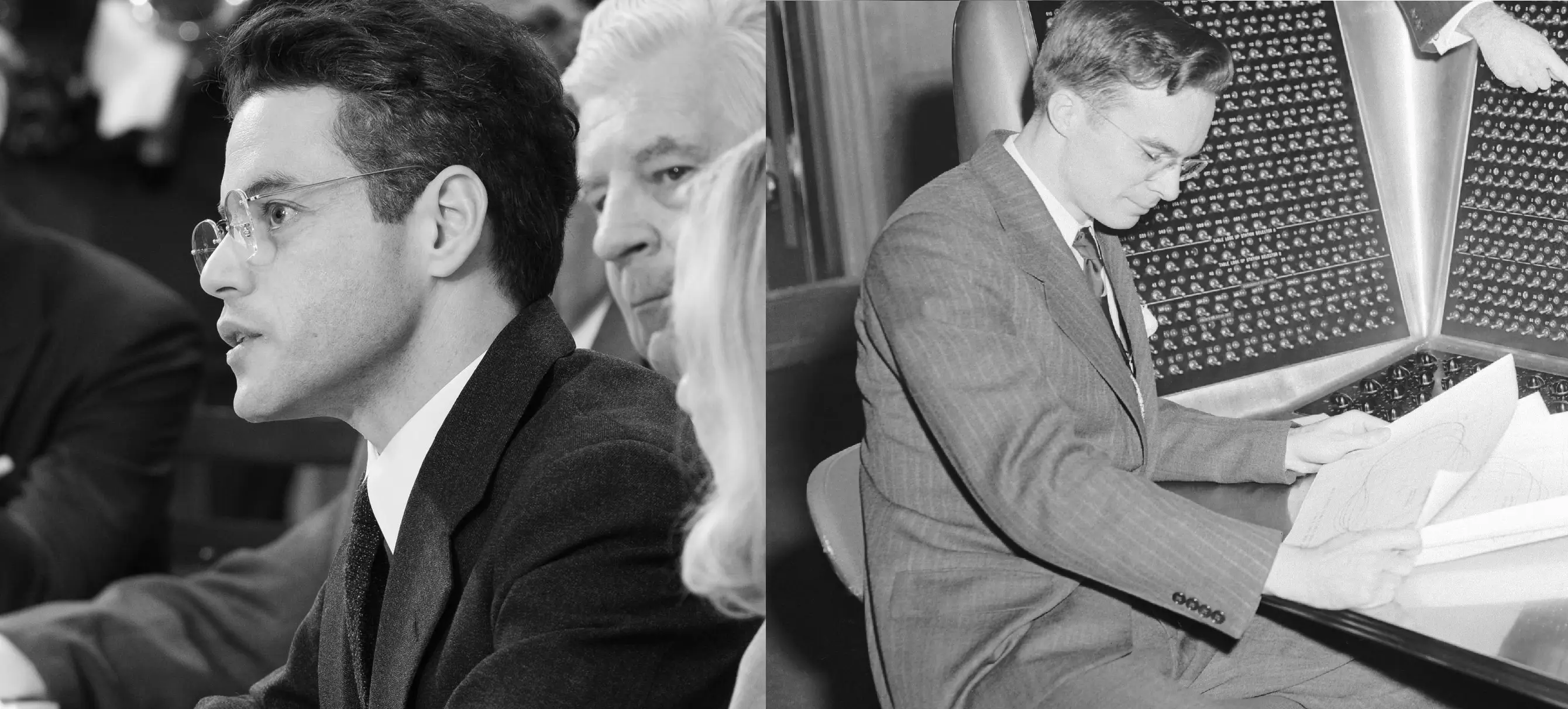 Rami Malek plays physicist David L. Hill.