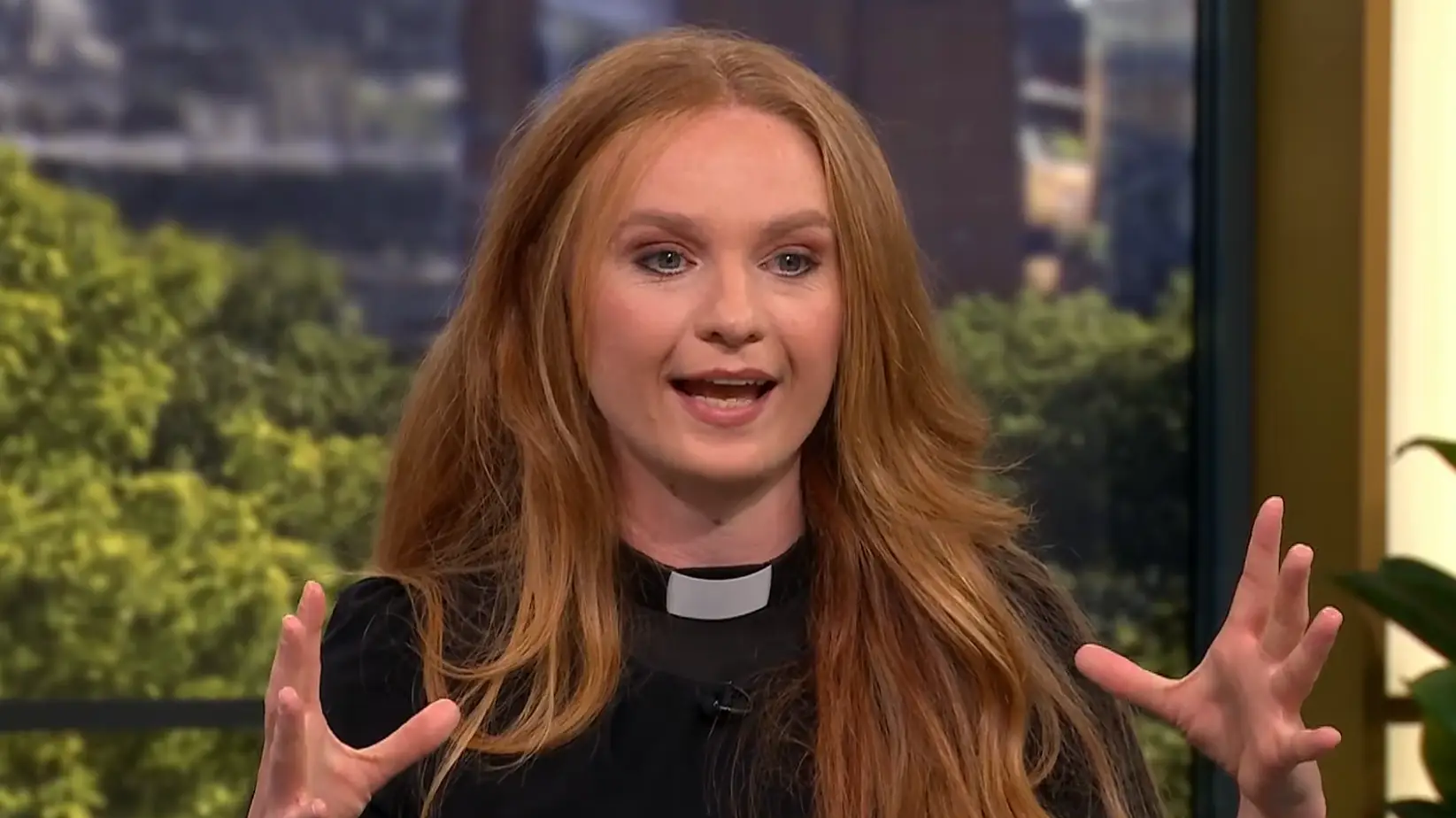 Rev White said that she gets some very different reactions to her job (YouTube/This Morning)