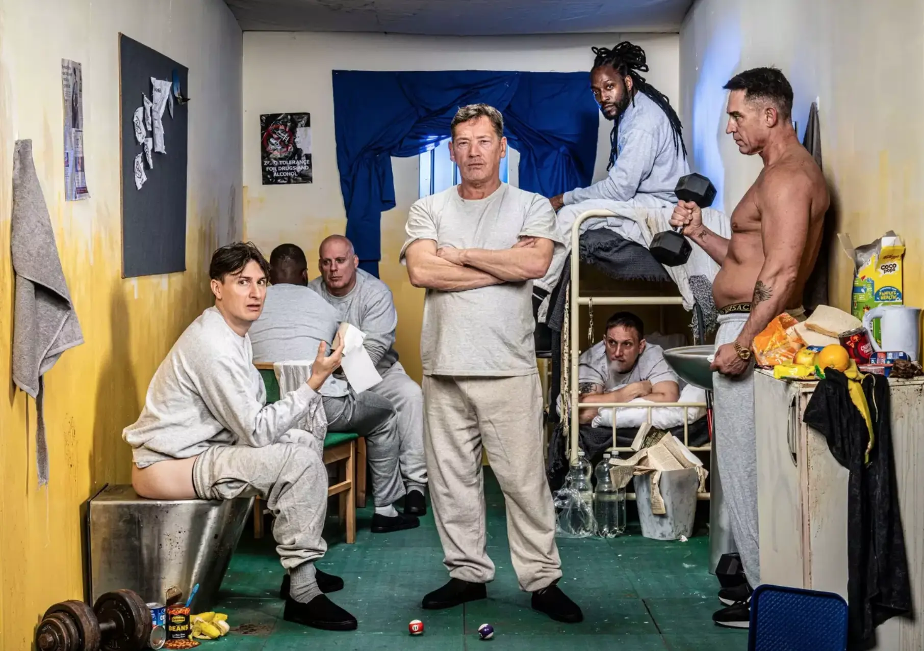 Marcus said his son's success was part of the reason he signed up for Channel 4's Banged Up last year (Channel 4)