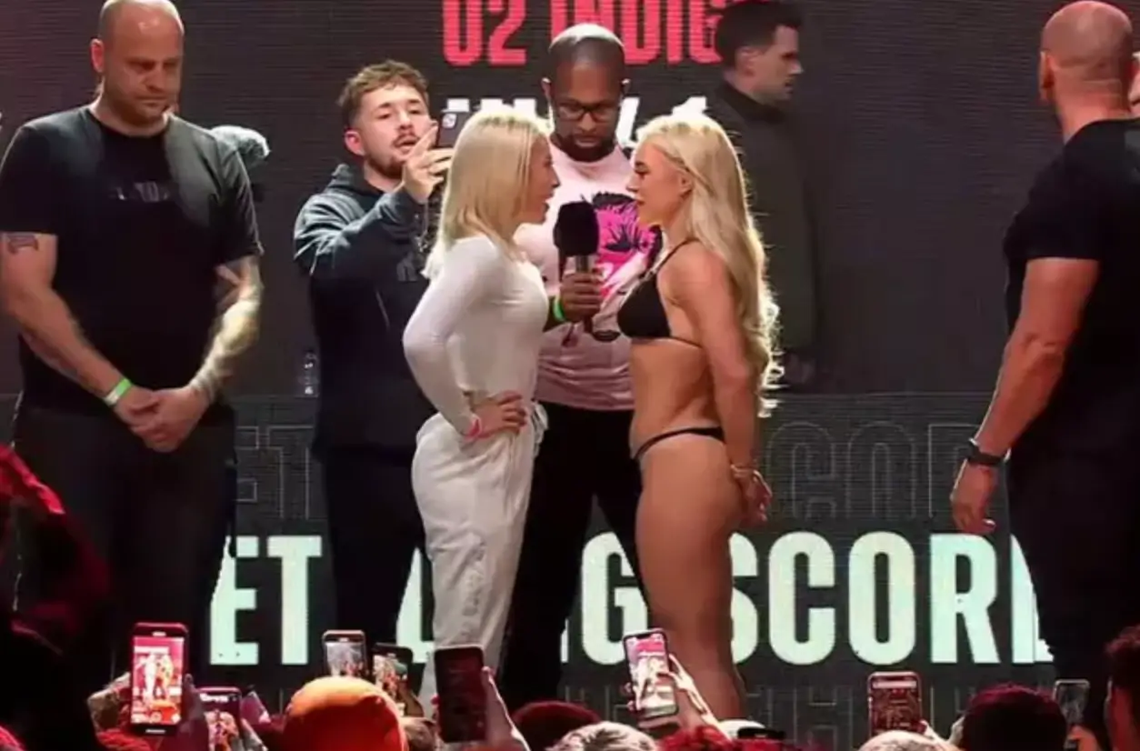 Brooke admitted the beef was staged.