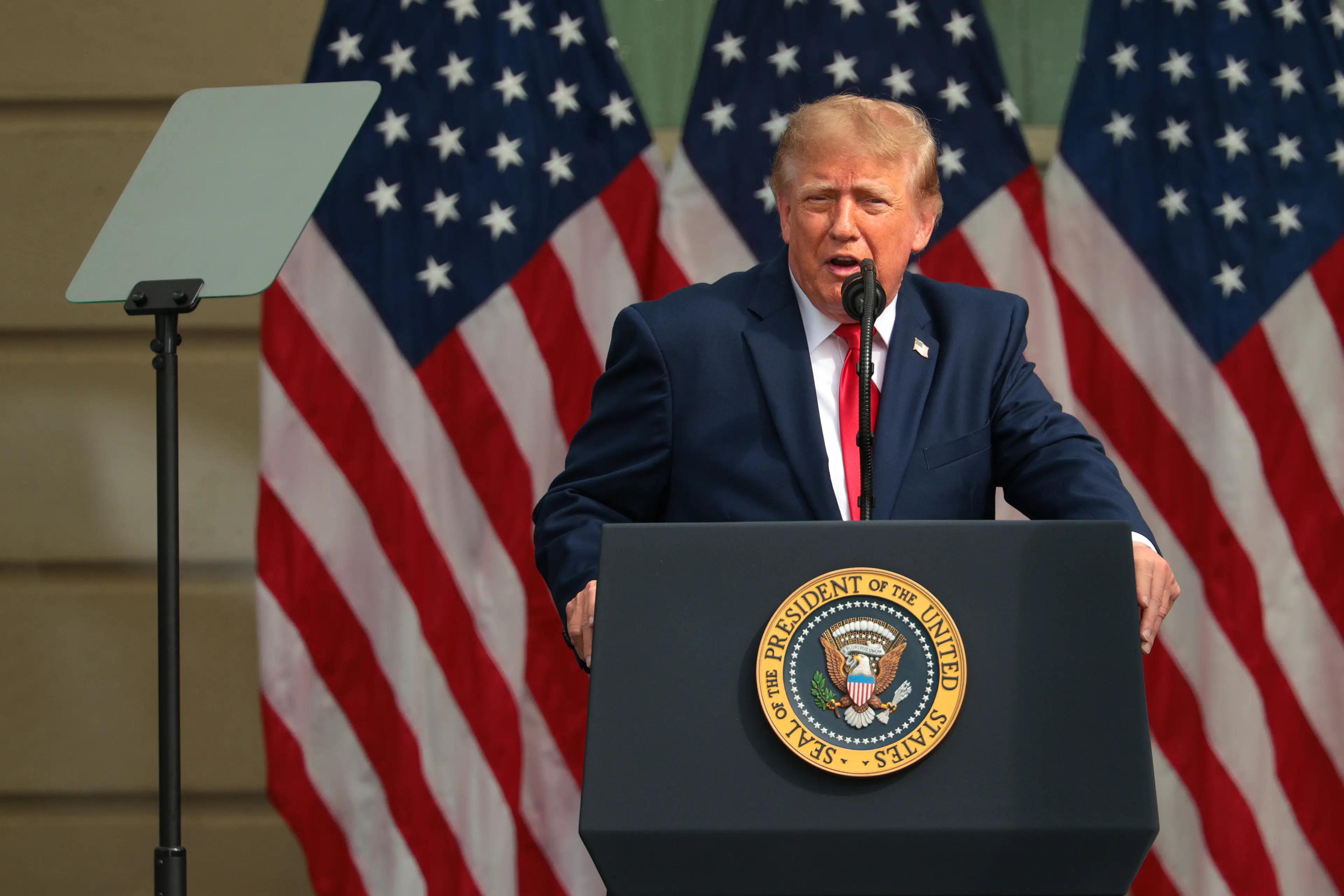 Donald Trump has warned further tariffs could be introduced (Chip Somodevilla/Getty Images)