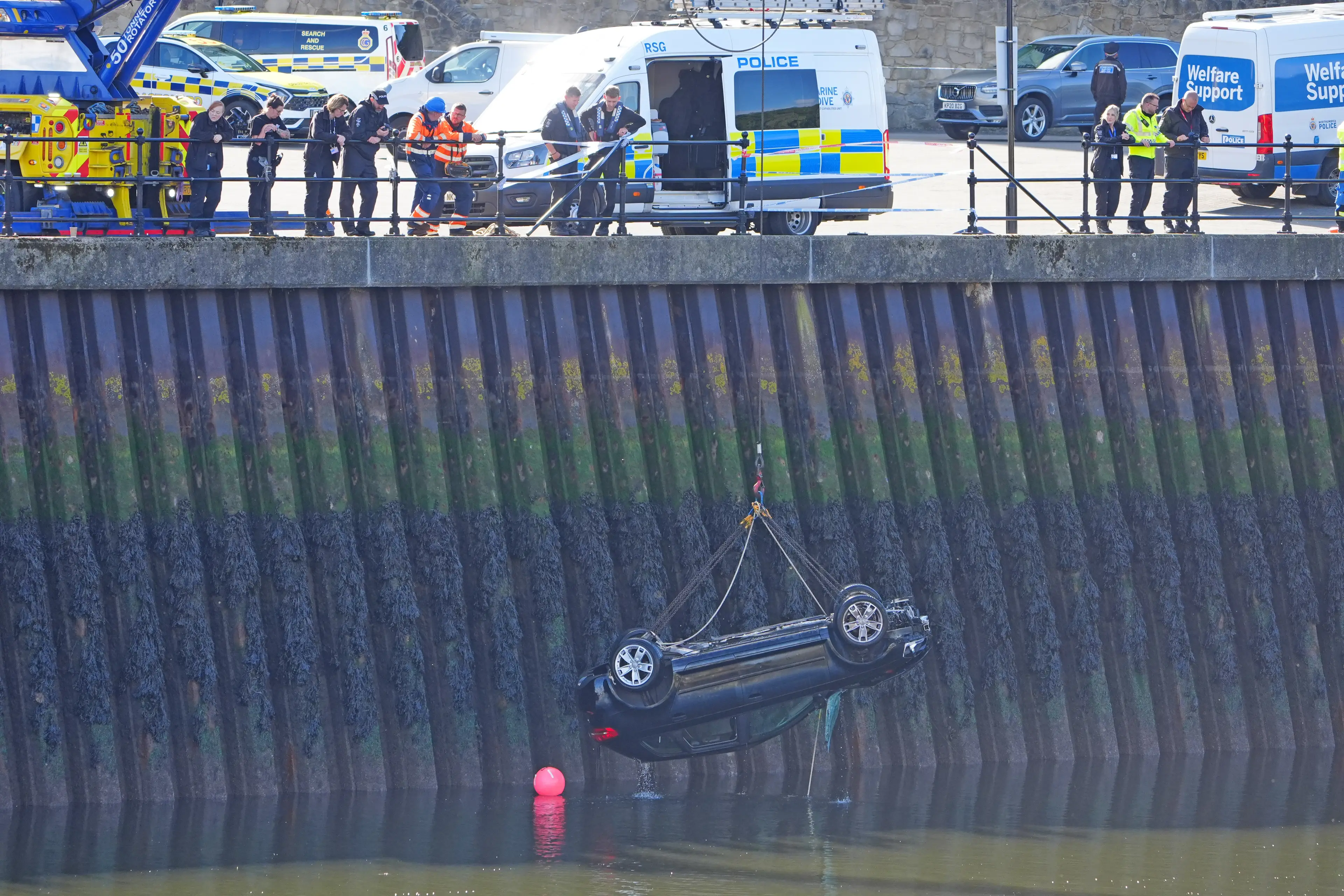 The car was pulled from the water today (Northumbria Police)