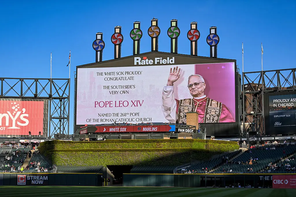The Chicago White Sox has embraced having one of their own being elected as pope (Abigail Dean/Getty Images)