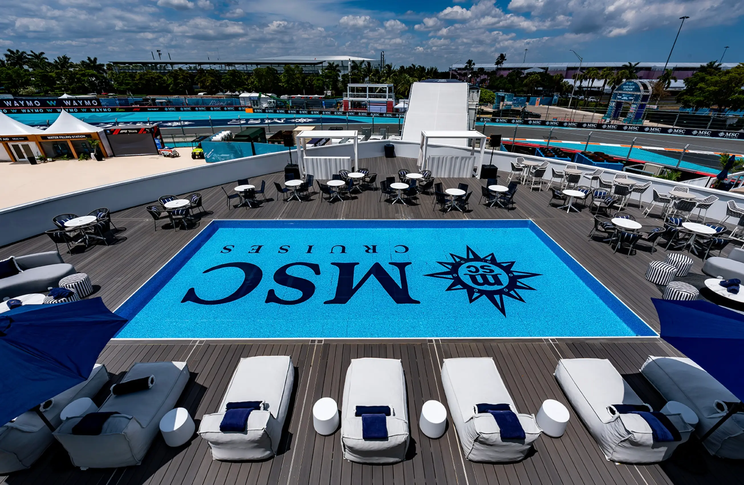 The 'MSC Yacht Club' is set to be a popular attraction for those in attendance (MSC Cruises)