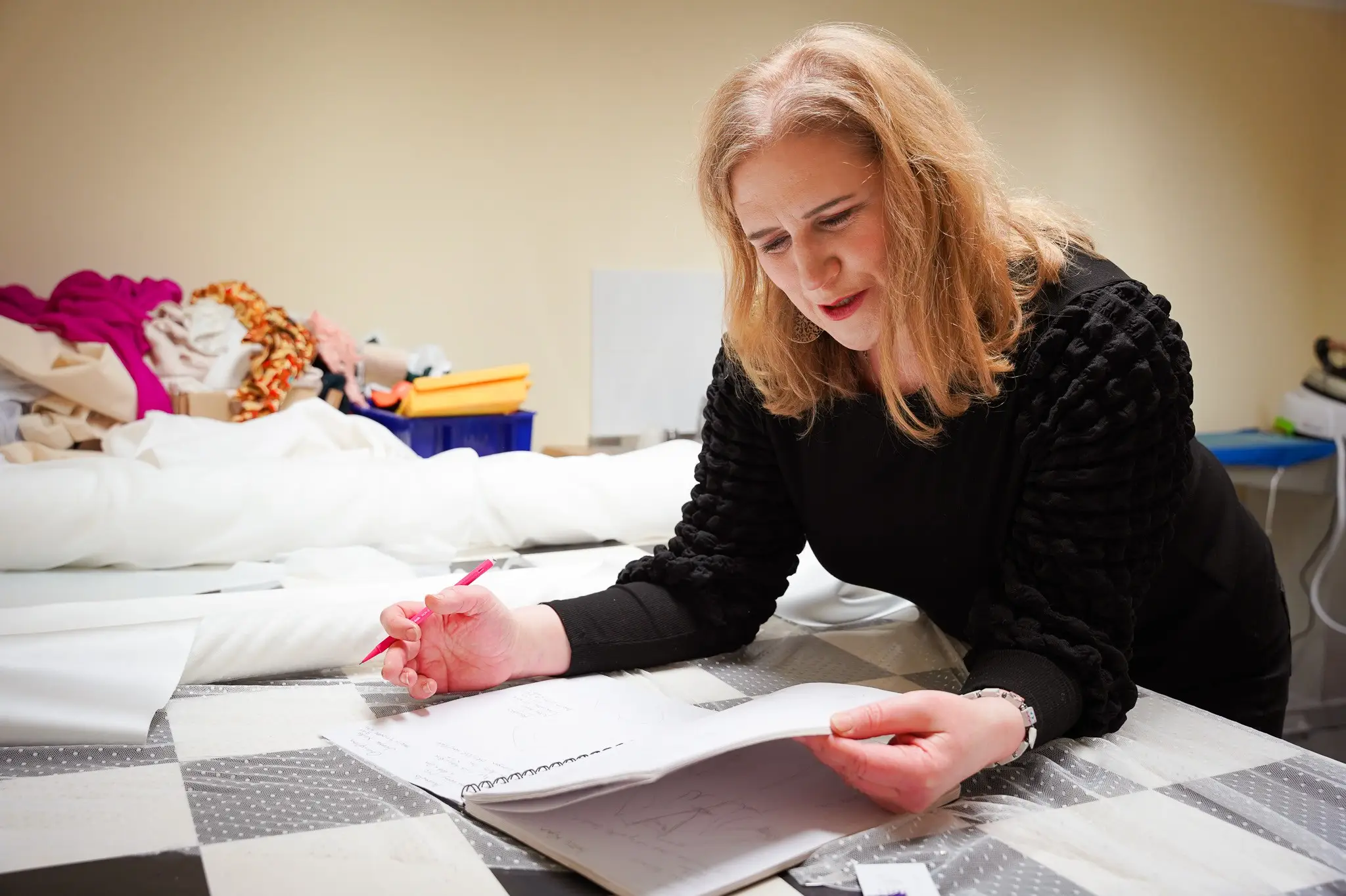 Margaret Coyne hard at work (Facebook)