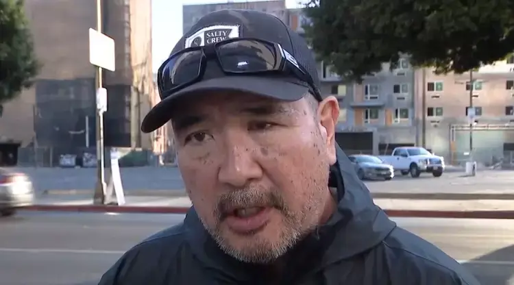 Her father Ryan Kobayashi, 58, took his own life (YouTube/Fox 11 Los Angeles)