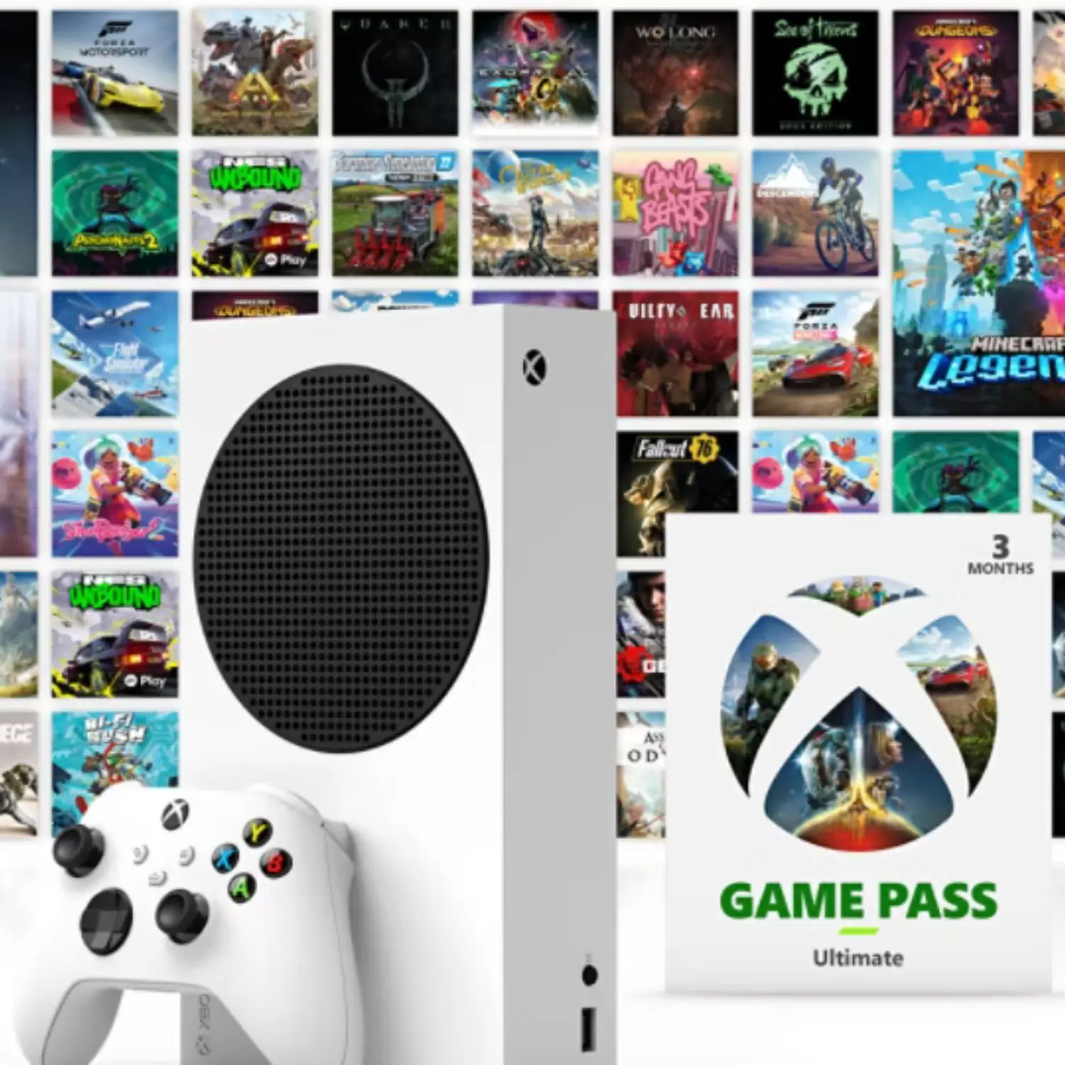 With the Series S, you can access a library of games via Game Pass (Microsoft)