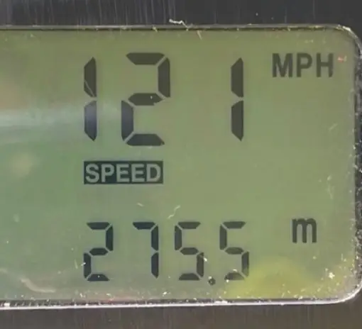 The driver had to appear in court after being stopped.