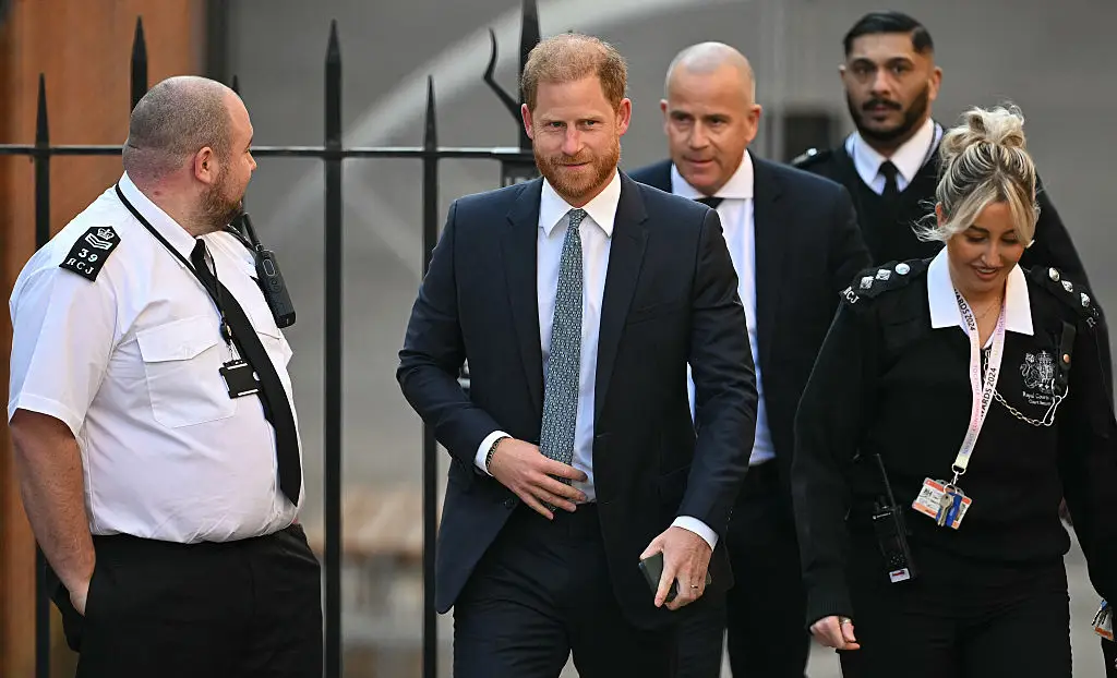 Harry is at odds with the Home Office over his access to VIP security (Justin Tallis/AFP via Getty Images)