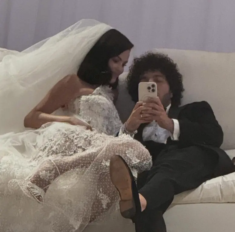 The couple got married last year (Instagram/@itsbennyblanco)
