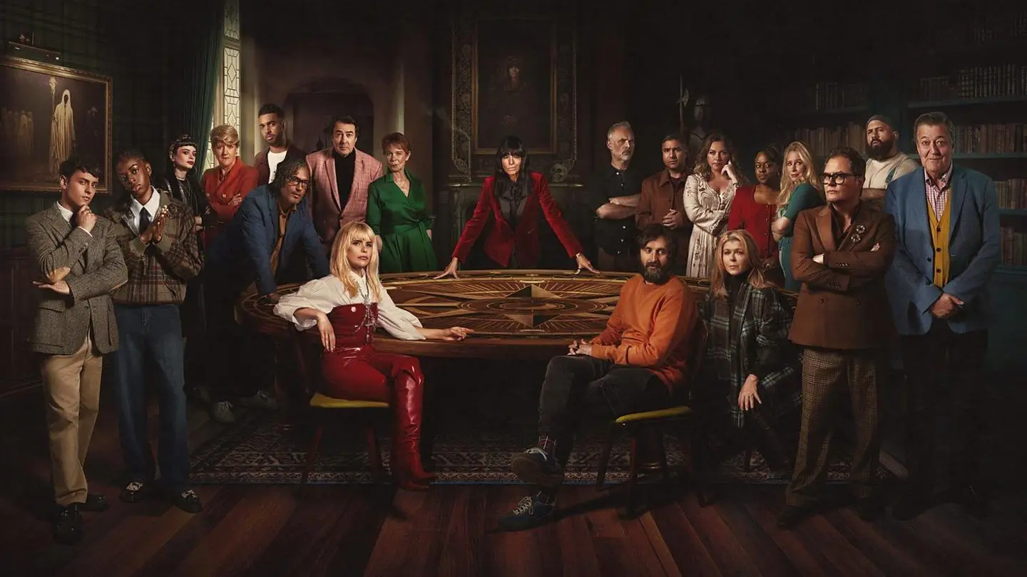 The cast of Celebrity Traitors include Kate Garraway, Stephen Fry and Alan Carr