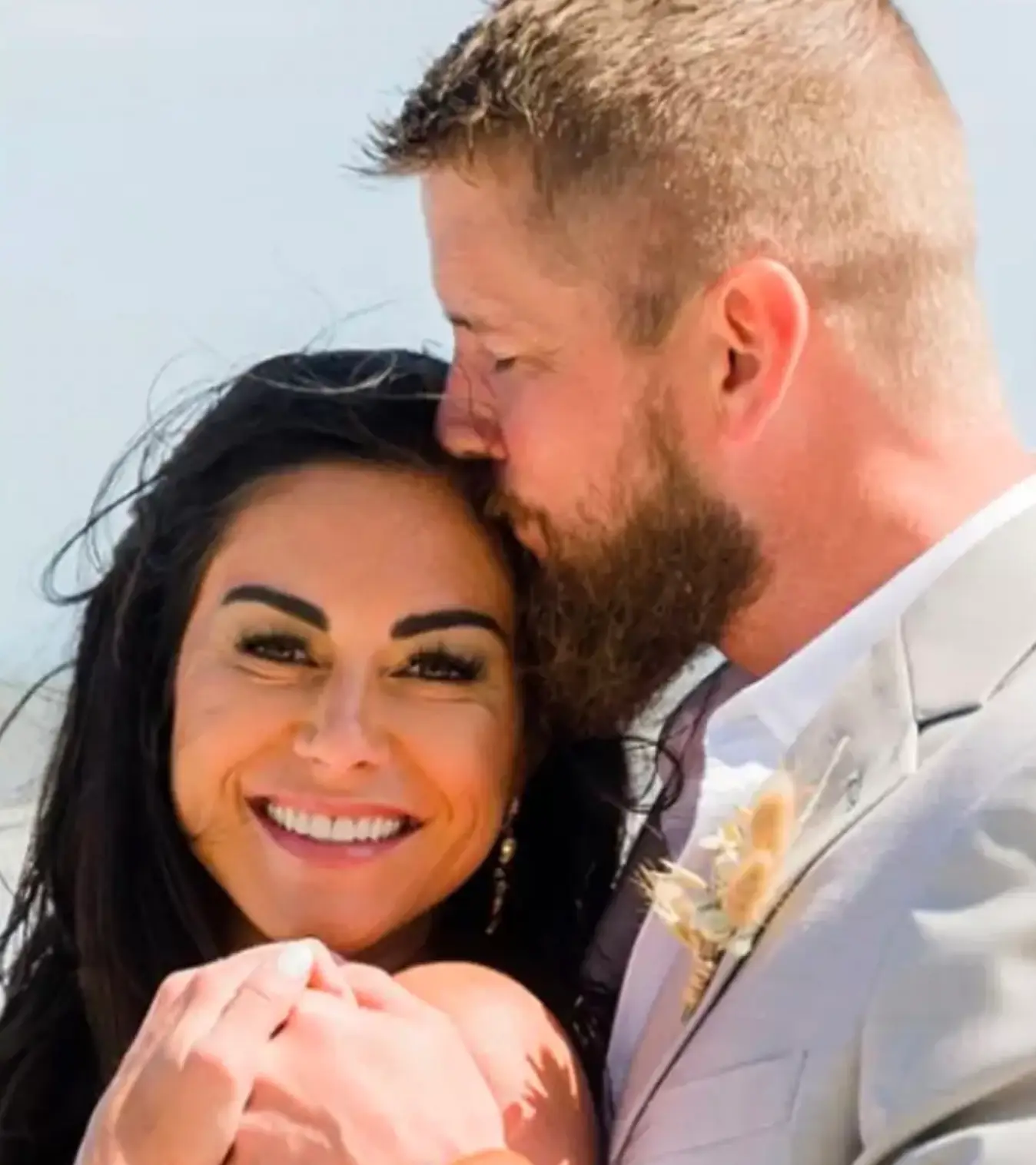 The couple got married in April.