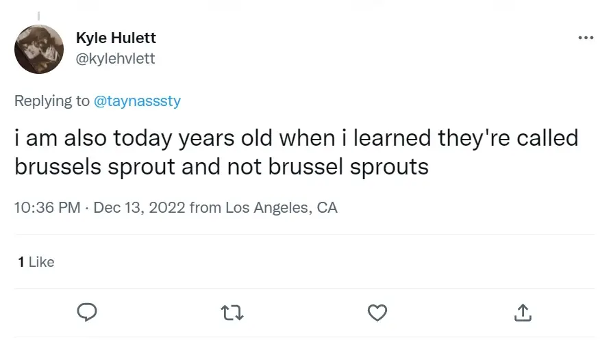 Some have gone their whole lives not knowing the Christmas veg's real name.