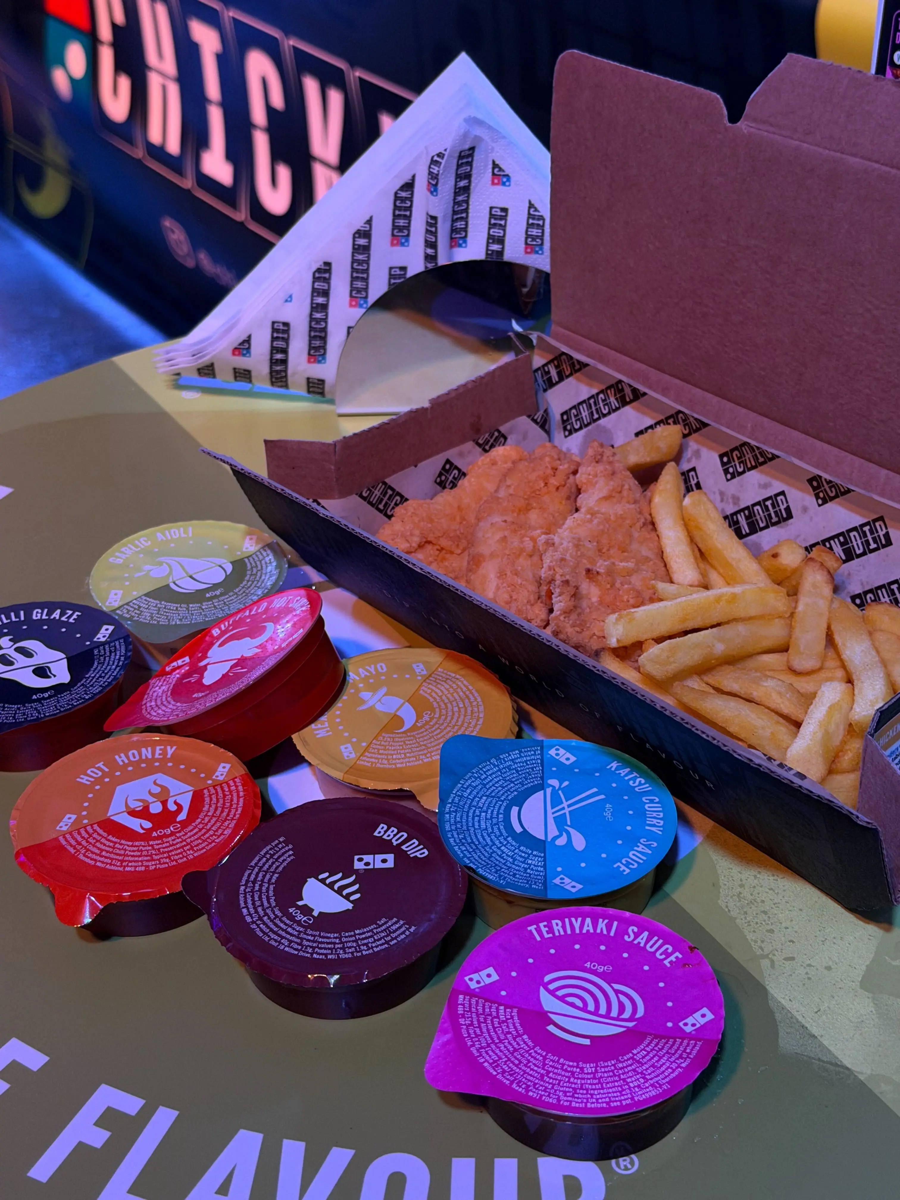 Domino's has launched its new Chick 'n' Dip menu (LADbible)