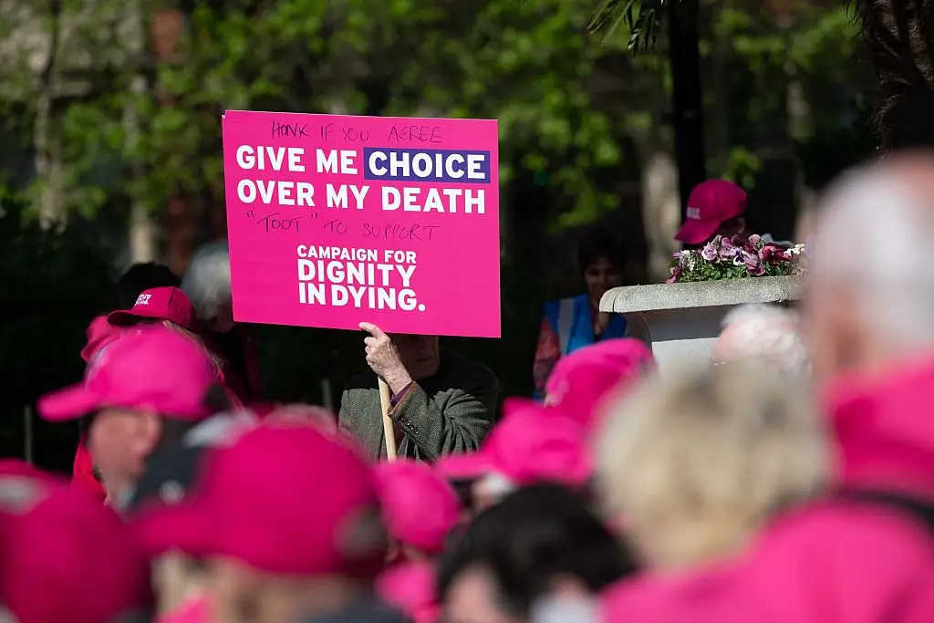 Many have campaigned for the assisted dying bill (Rasid Necati Aslim/Anadolu via Getty Images)