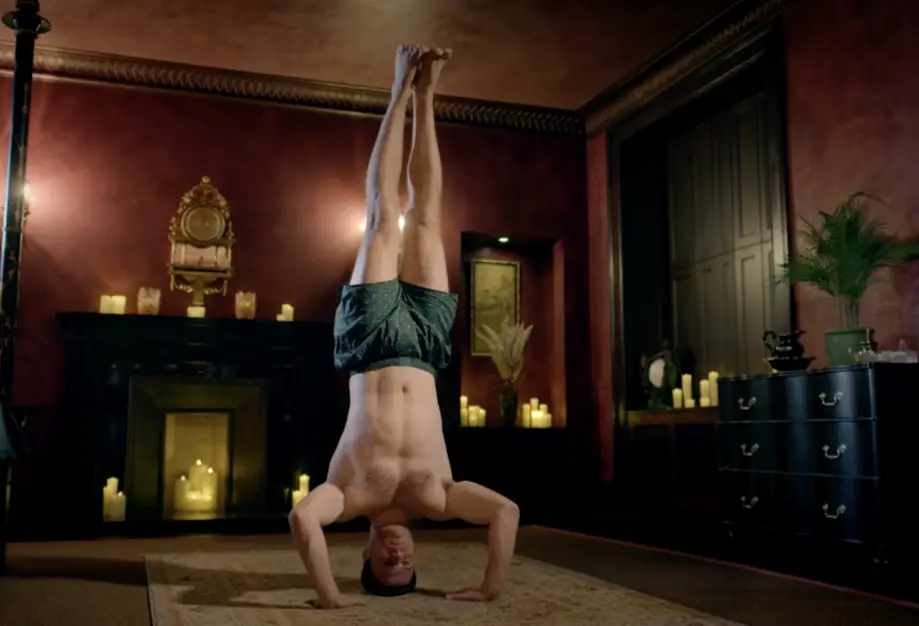 They've also had Matthew doing a headstand in his pants, which is actually quite impressive (BBC)