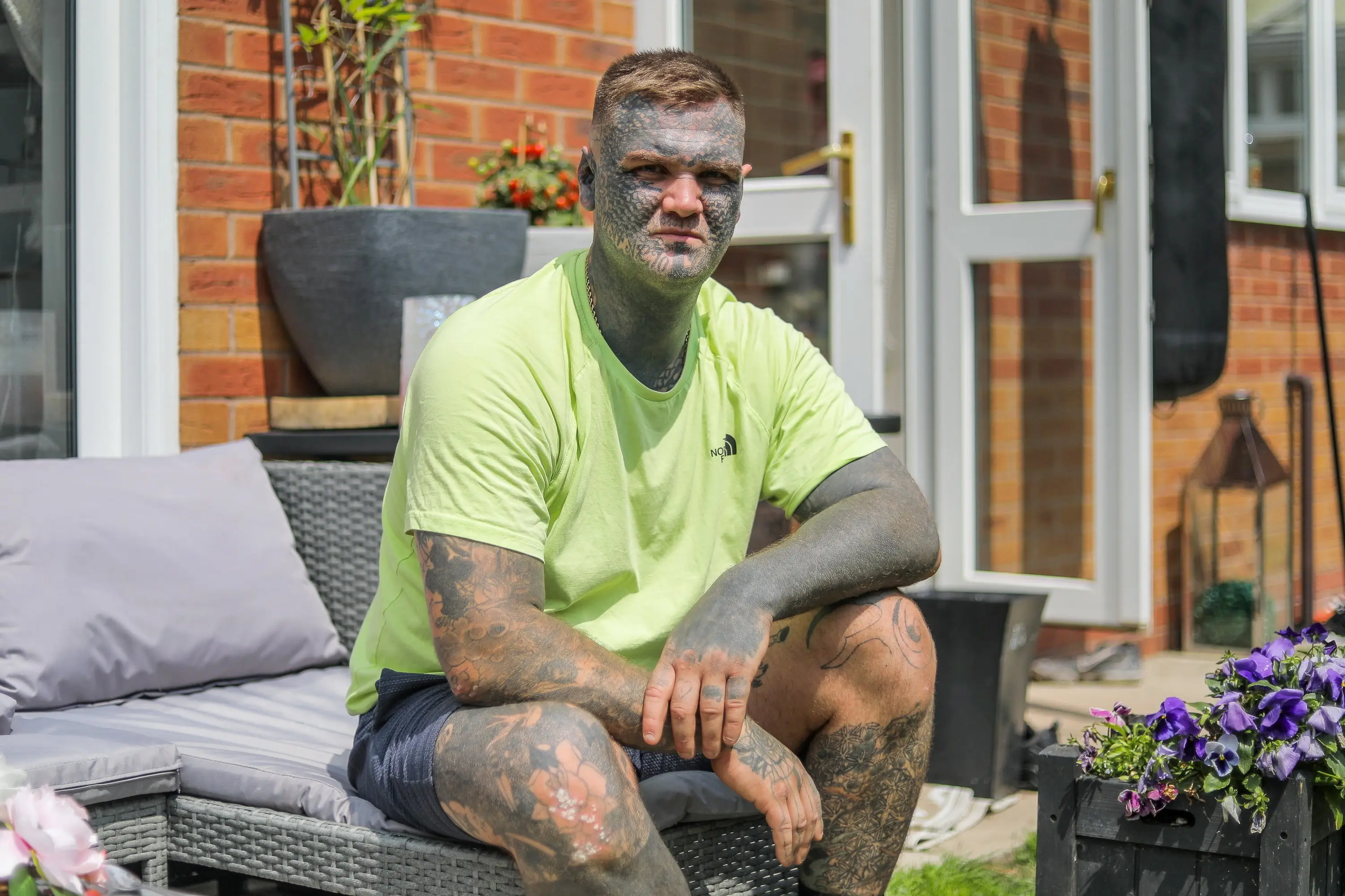 Jordan has a bit of an ink addiction (SWNS)