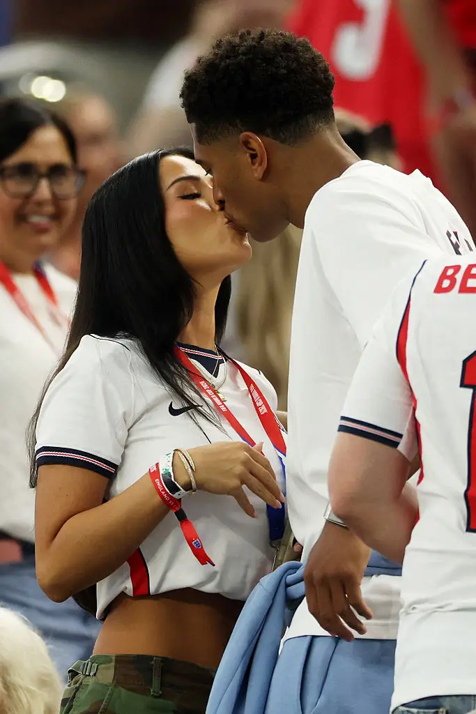 Jude Bellingham and his partner Ashlyn Castro (Richard Pelham/Getty Images)