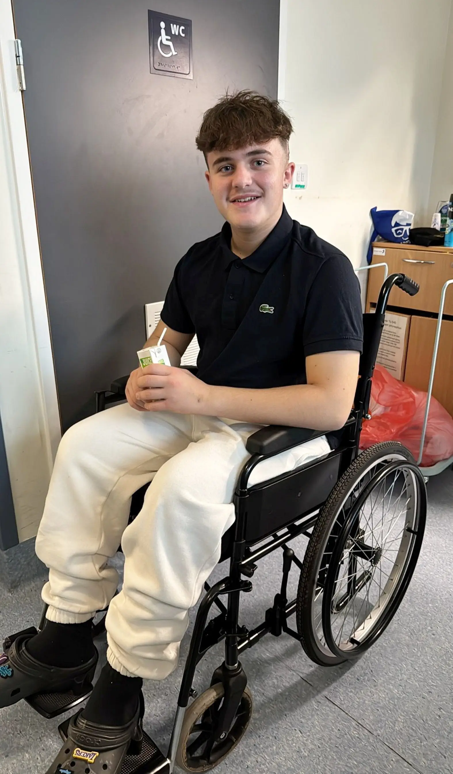 Max was told his brain tumour was untreatable (SWNS)