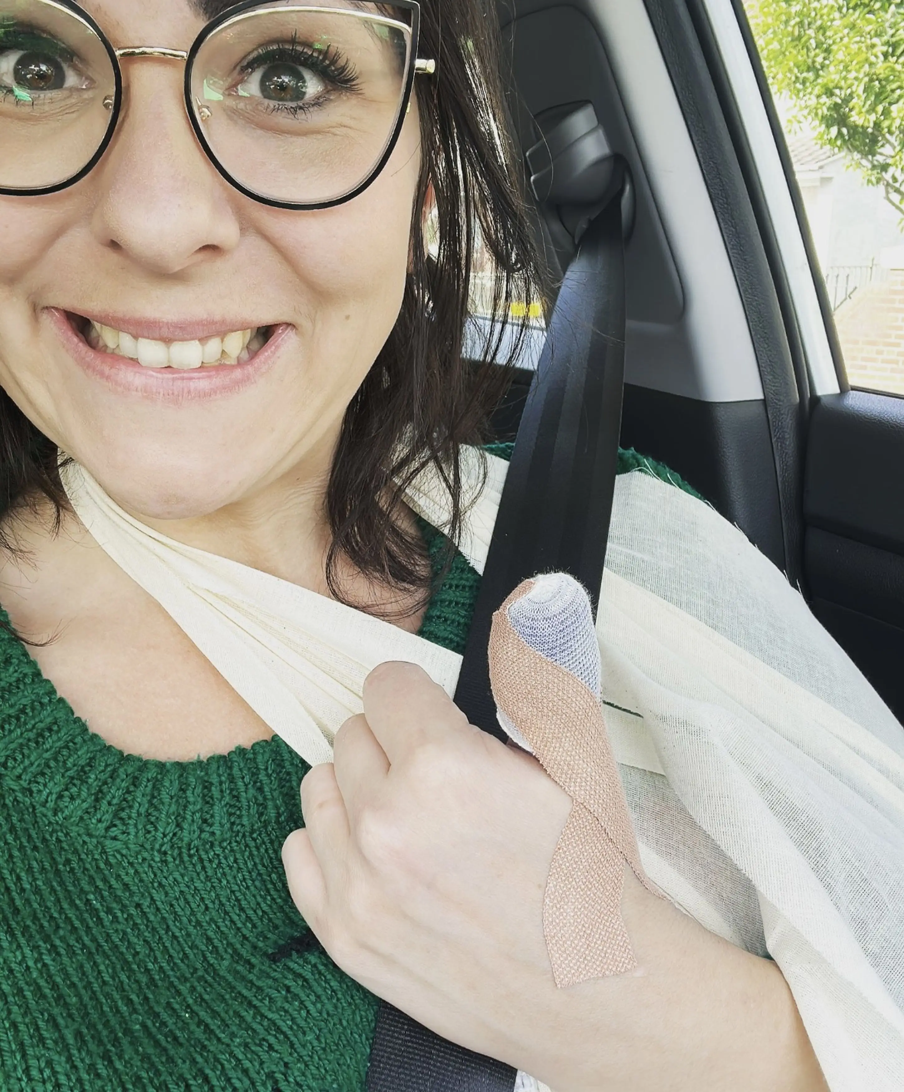 Doctors removed the cells from Lucy's nail bed (Kennedy News and Media)