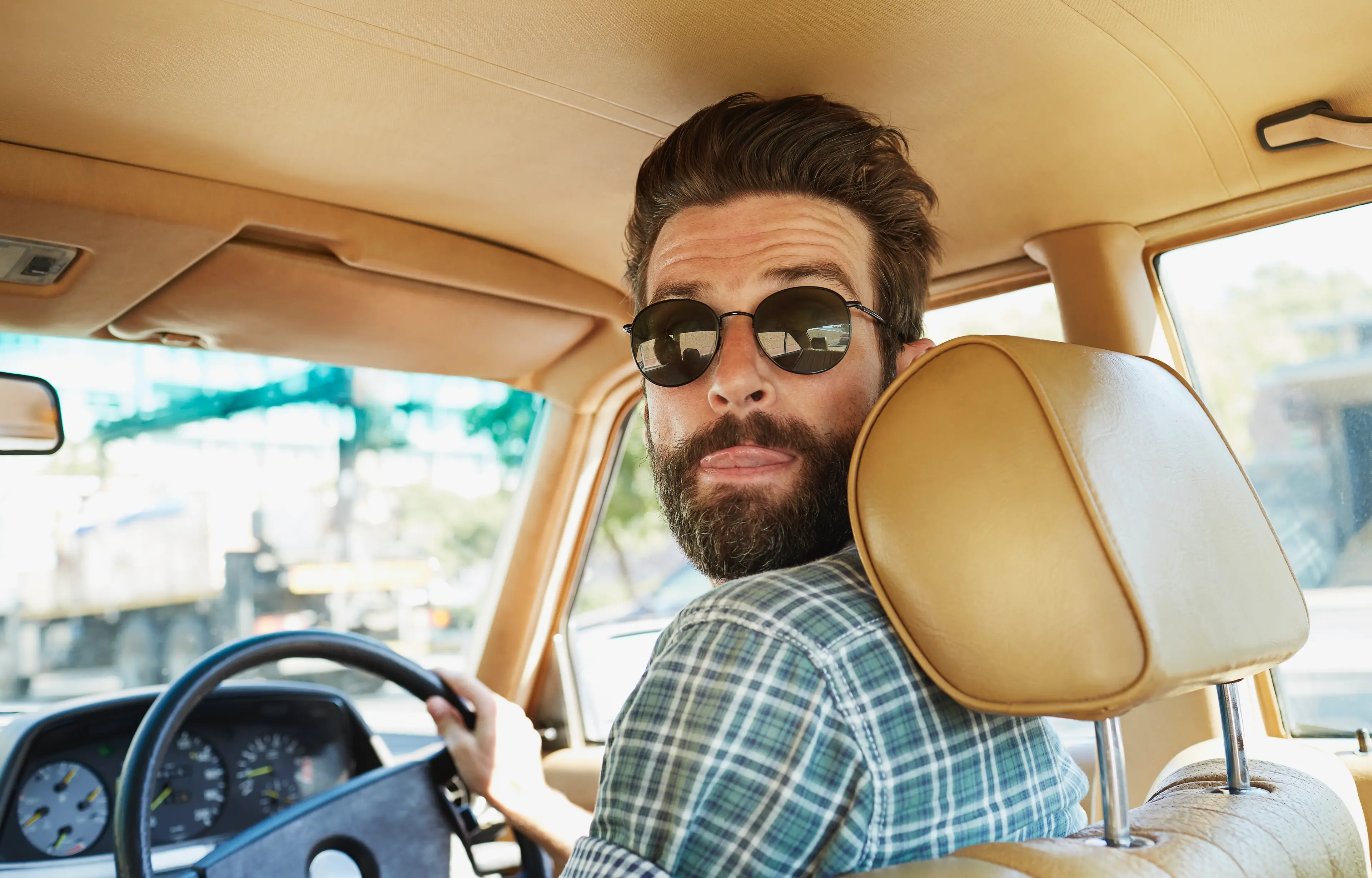 You might look the part in dark shades, but your fashion choice could land you in big trouble. (Getty Stock Images)
