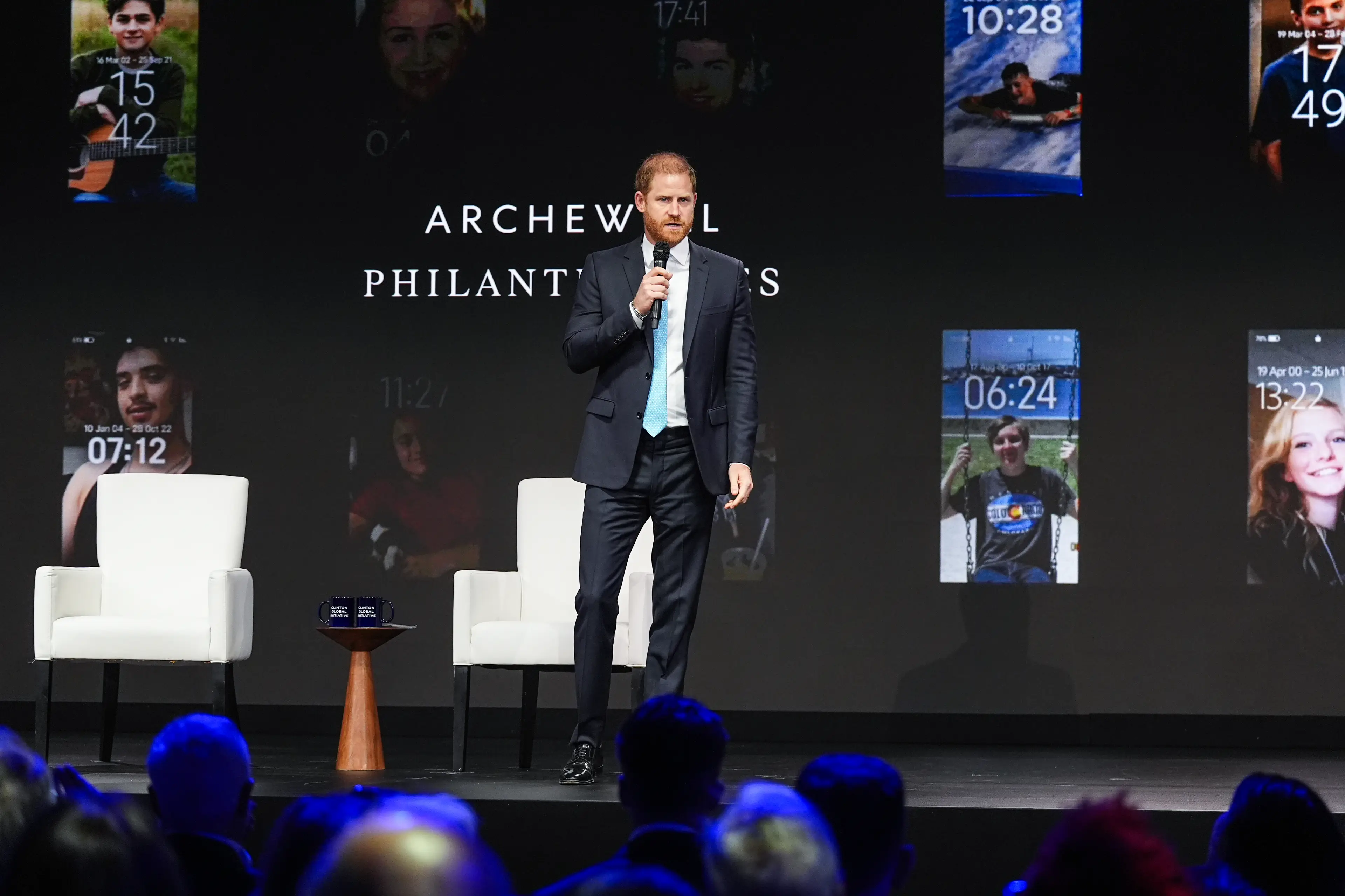 The Duke of Sussex gave an impassioned speech (John Nacion/Getty Images)